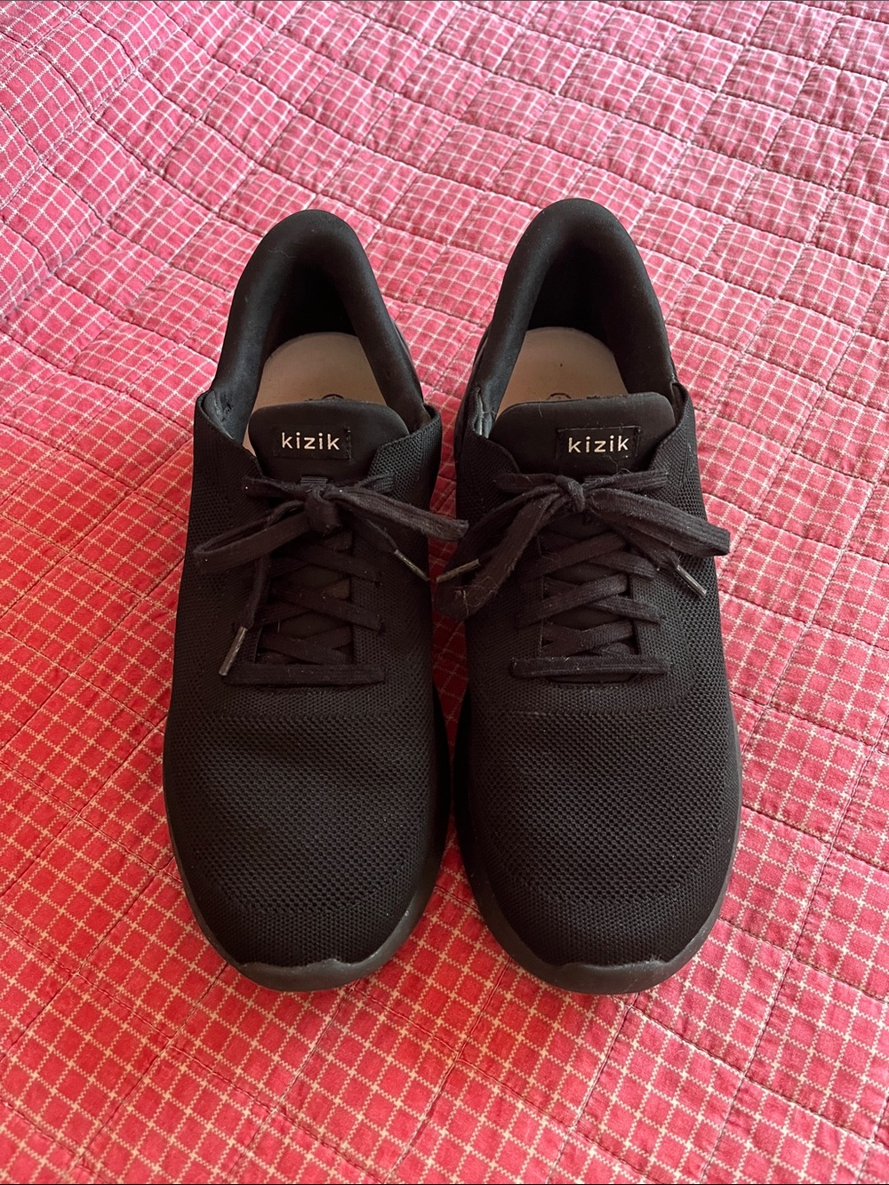 Kizik Men’s Black Lightweight Slip-On Sneakers